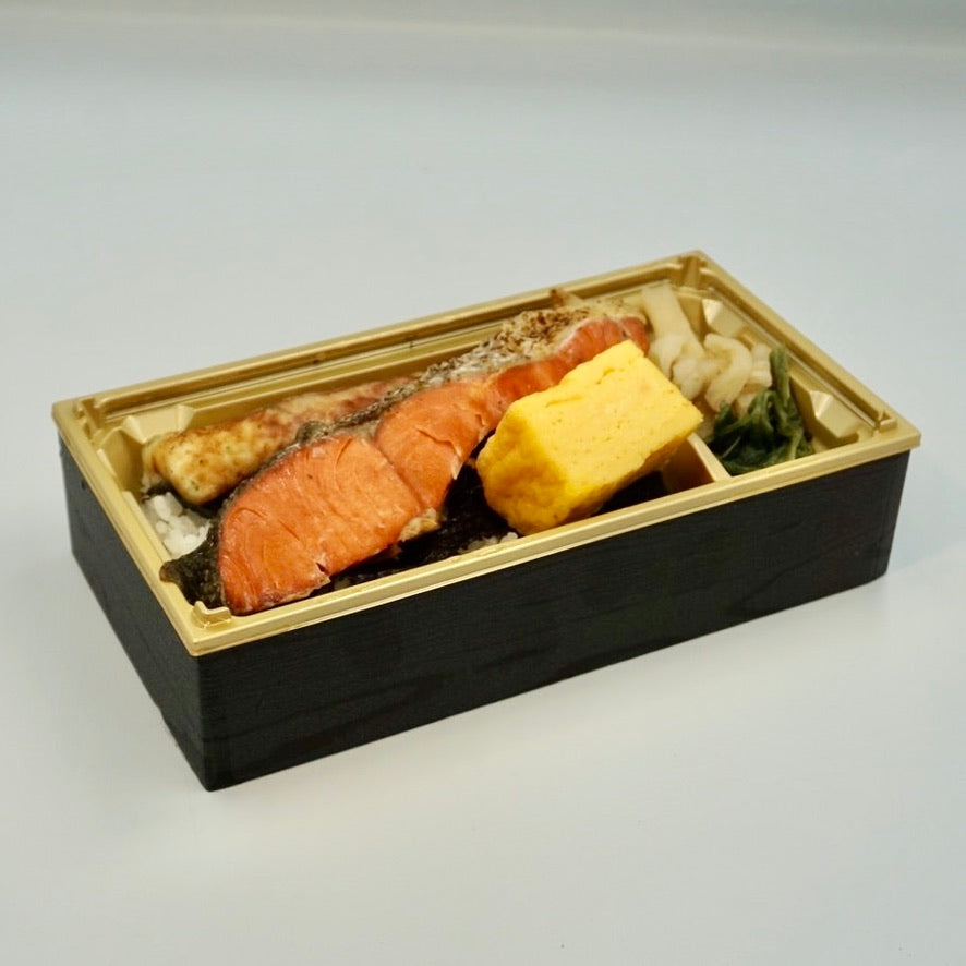 紅鮭塩焼海苔重