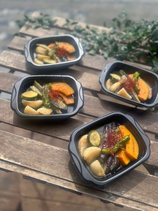 野菜の揚げびたし