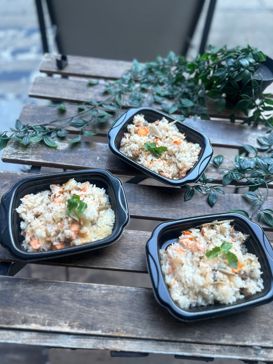 自家製塩鮭の炊き込みごはん