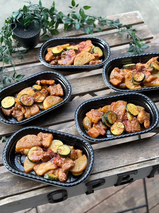 豚バラ大根炒め