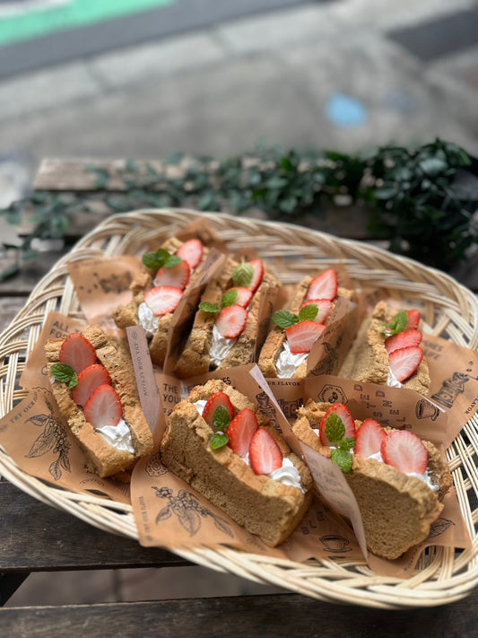 米粉のキャラメルシフォン