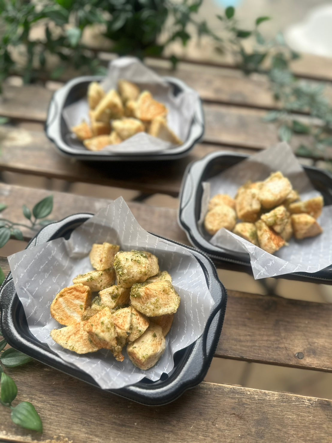 里芋の海苔塩唐揚げ