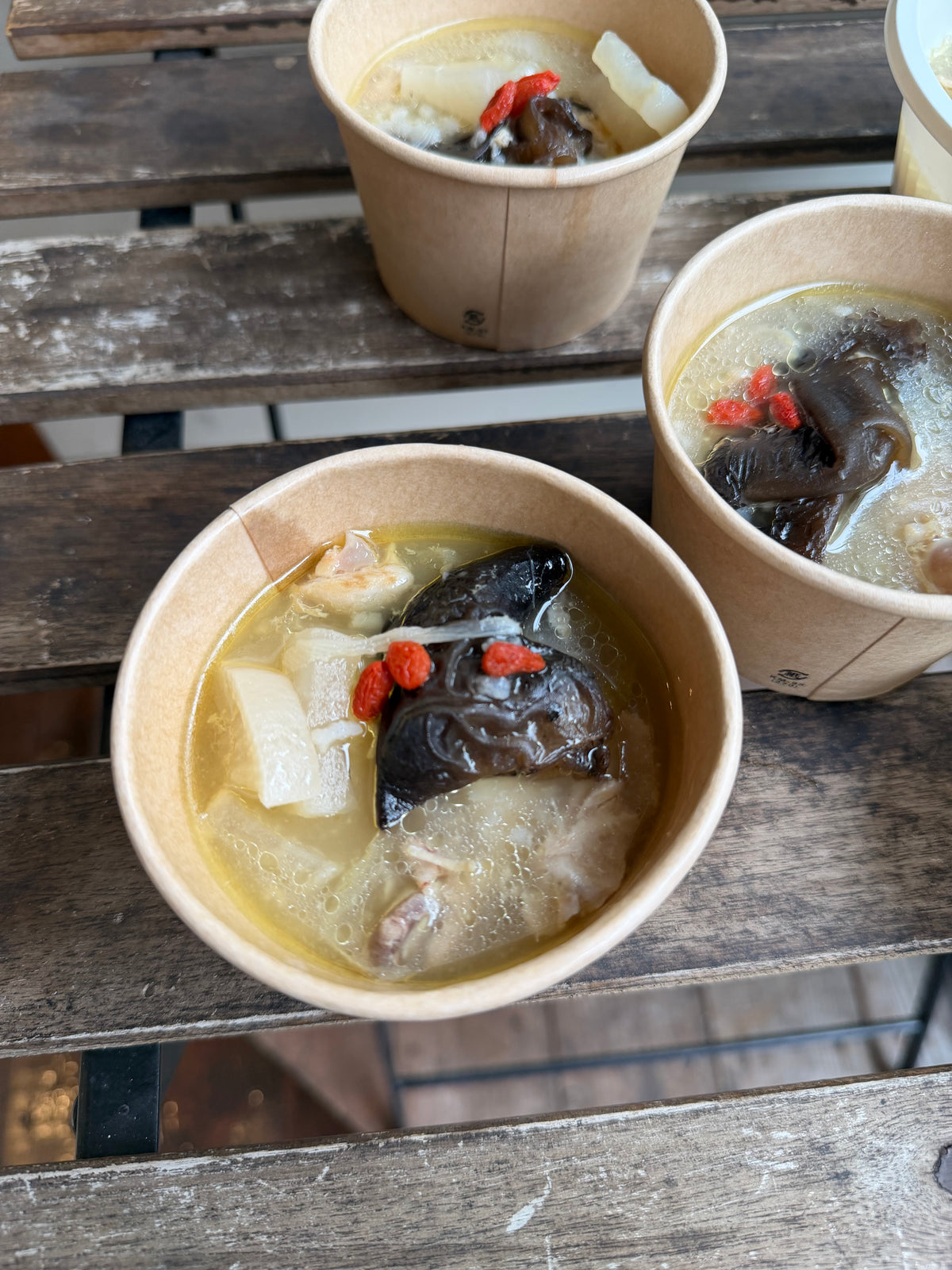 手羽元の参鶏湯風スープ 小