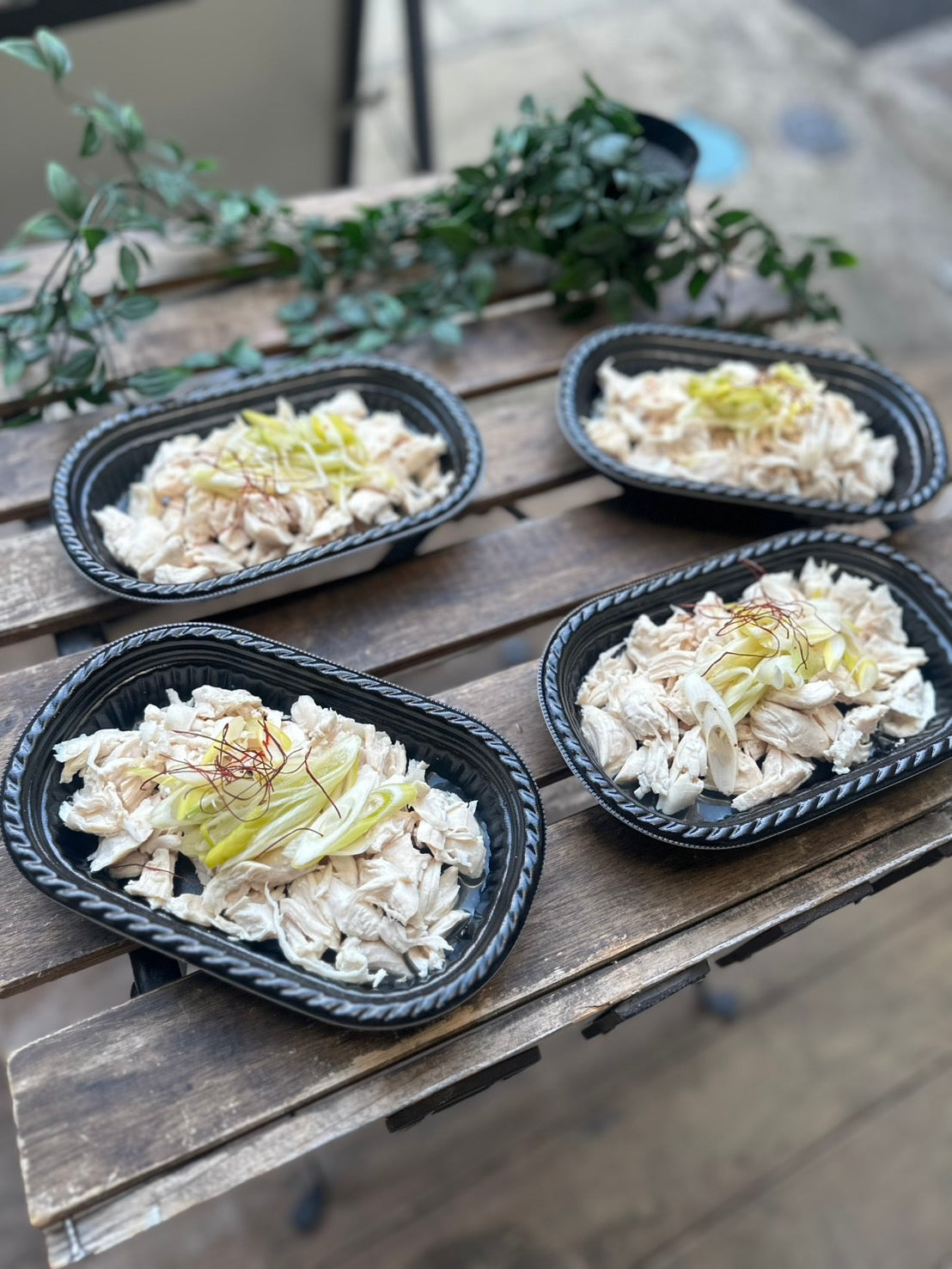 茹でささみのネギ塩ソース