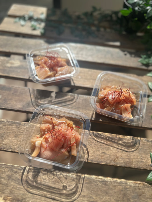 ばちマグロのヅケ