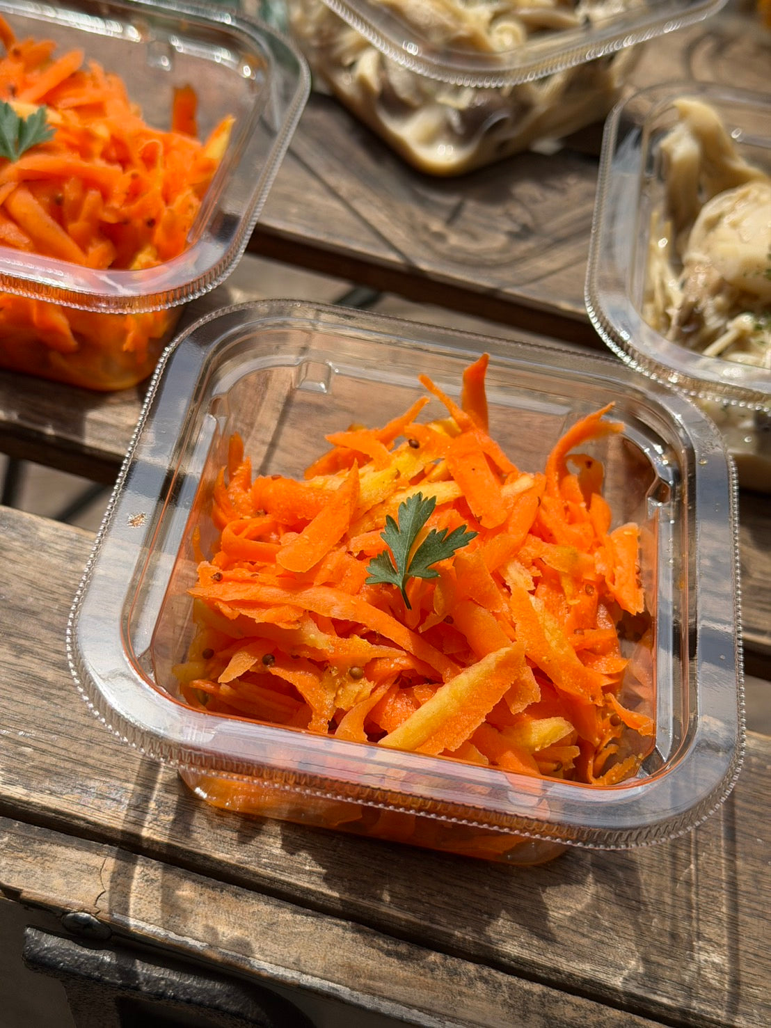 2色のキャロットラペ