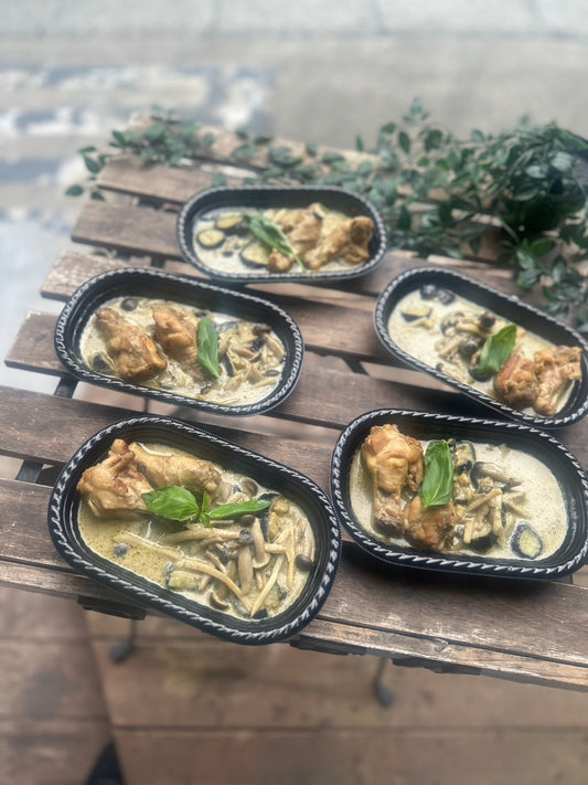 手羽元のグリーンカレー