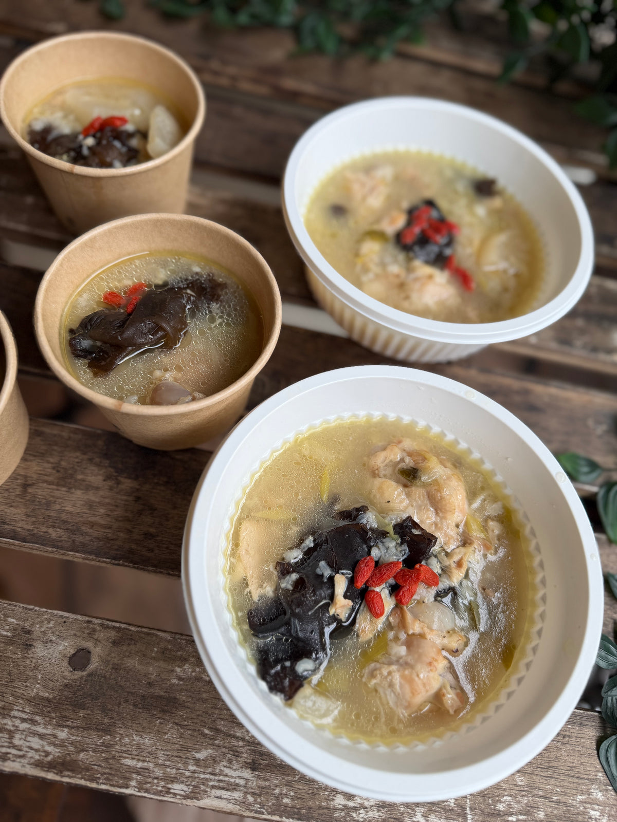 手羽元の参鶏湯風スープ 大
