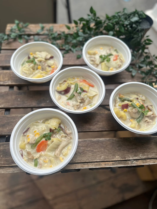 豚肉、白菜、さつまいものシチュー