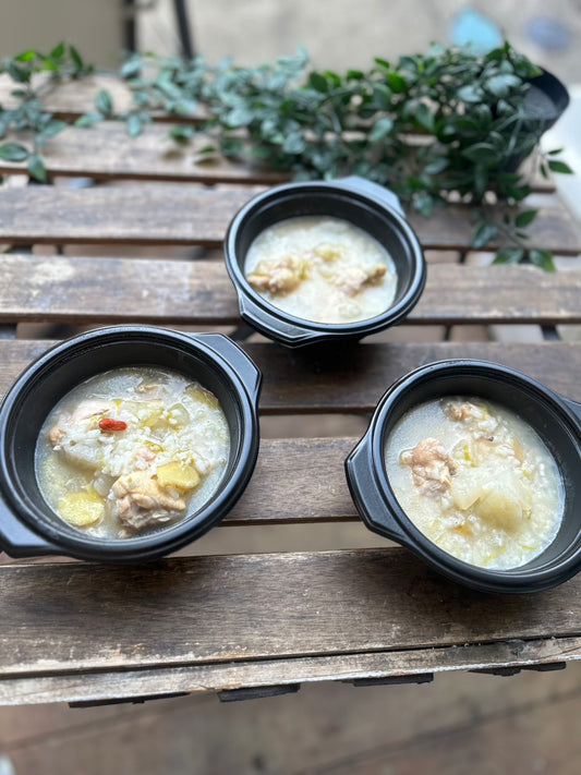 鶏手羽元の参鶏湯風スープ