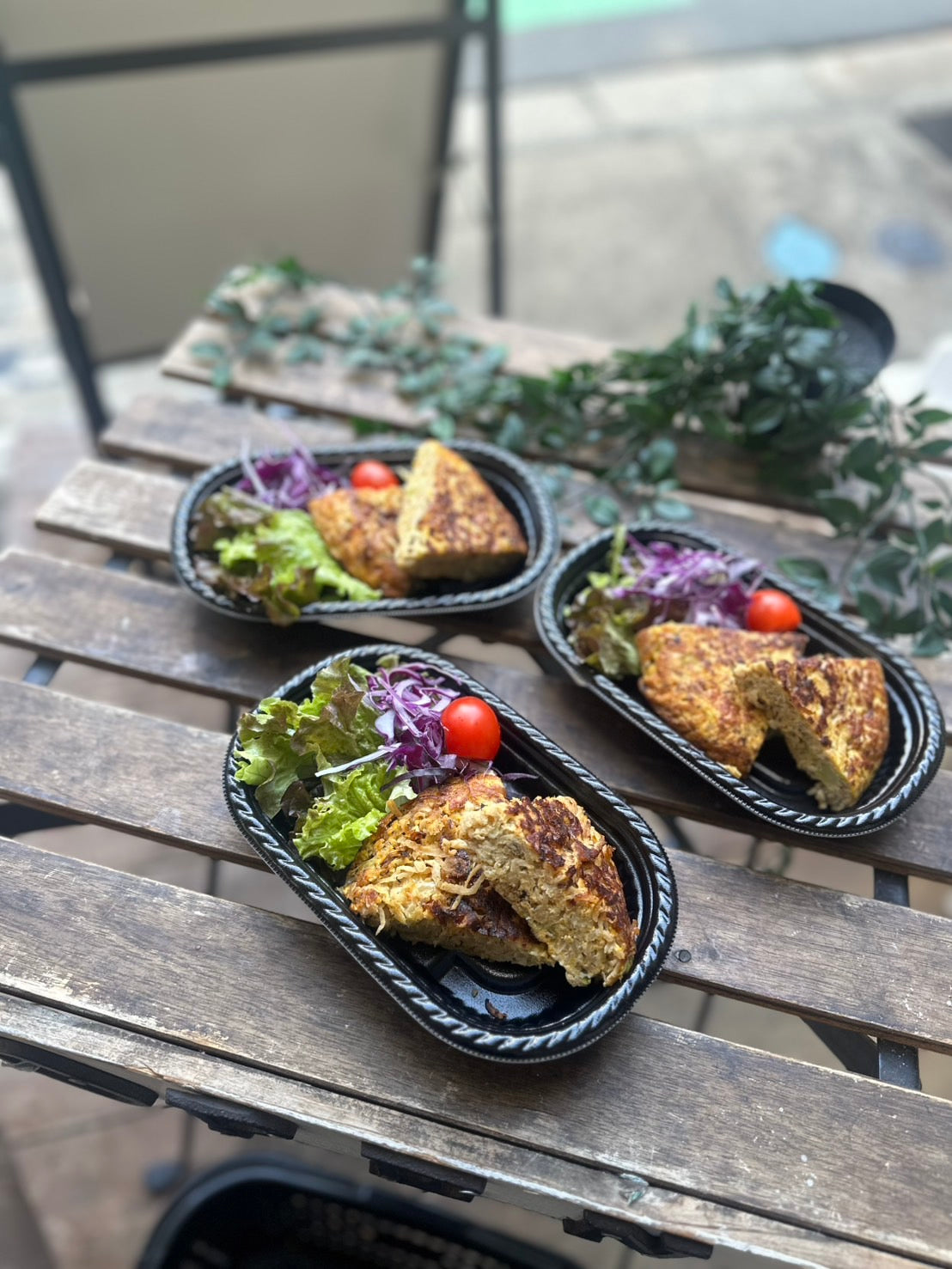 釜揚げしらす入り台湾風卵焼き