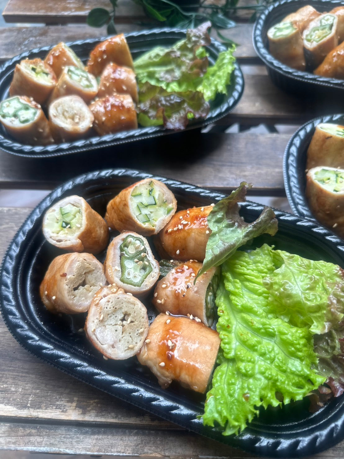 野菜の肉巻き