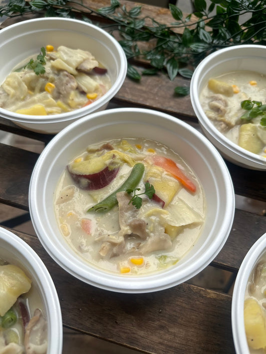 豚肉、白菜、さつまいものシチュー