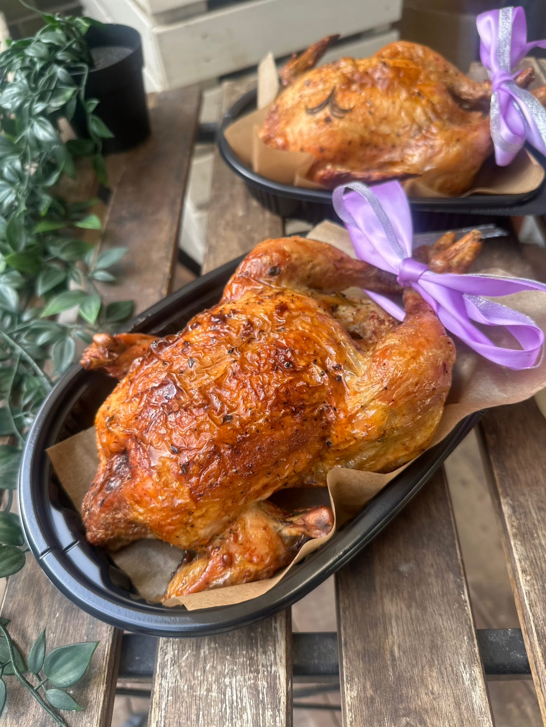 国産丸鶏のローストチキン