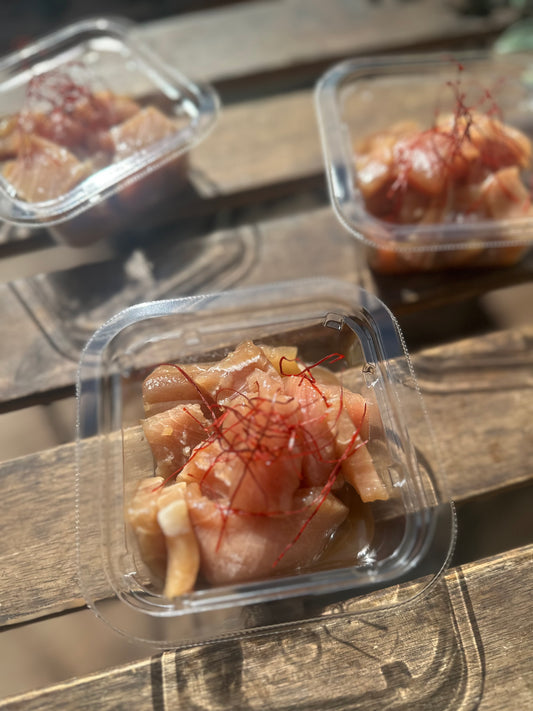 ばちマグロのヅケ