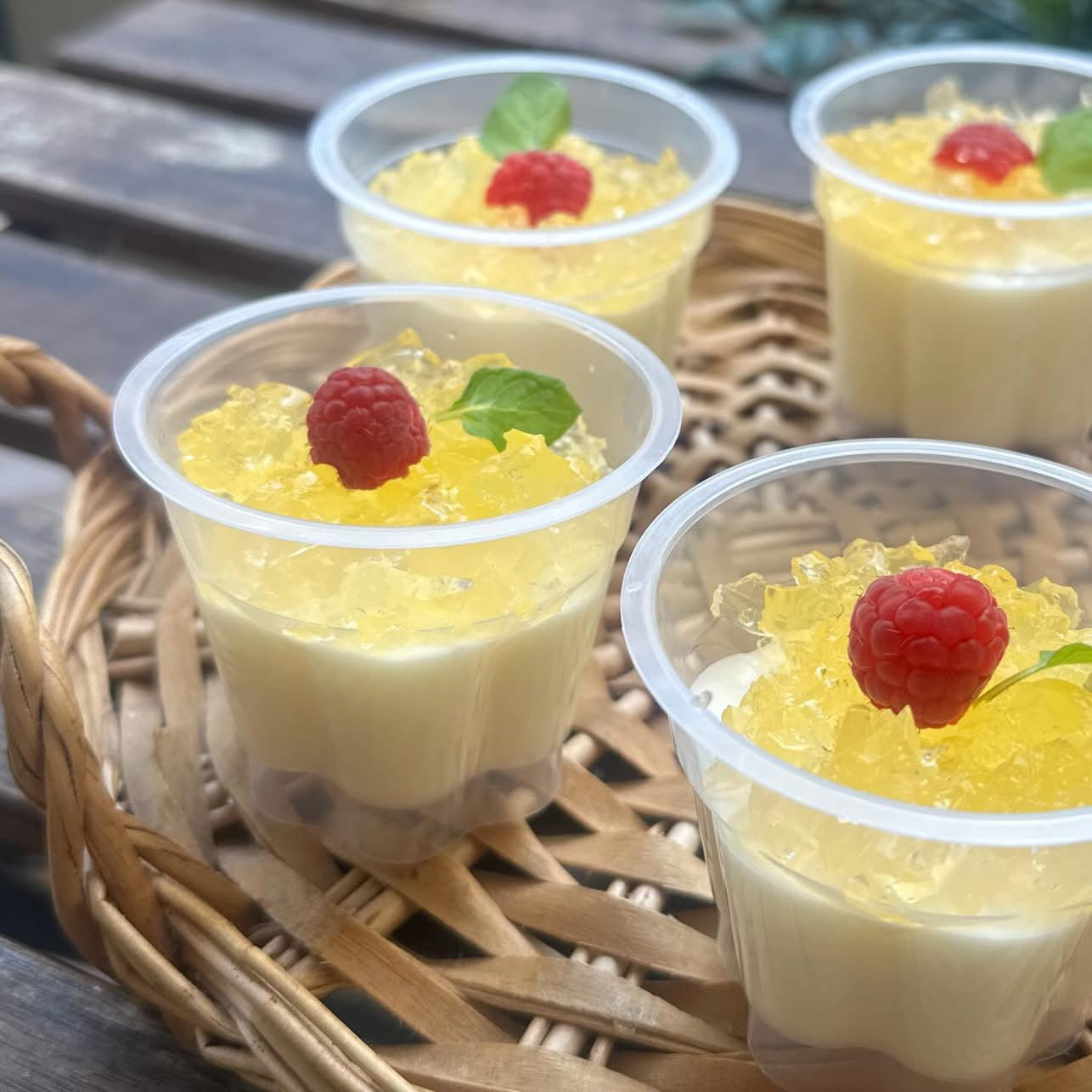 パンナコッタ　オレンジジュレ