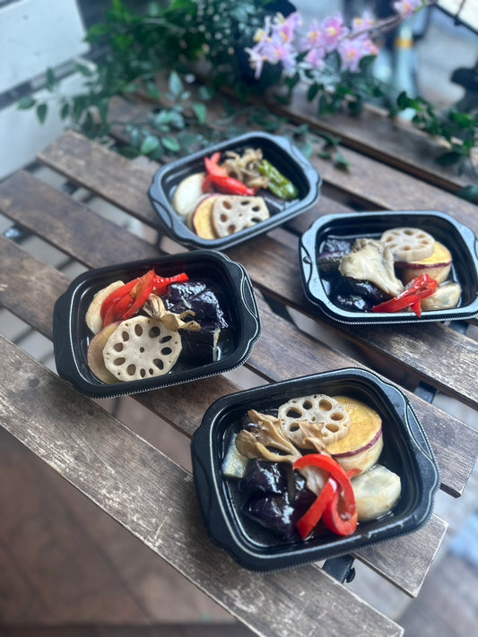 野菜の揚げびたし