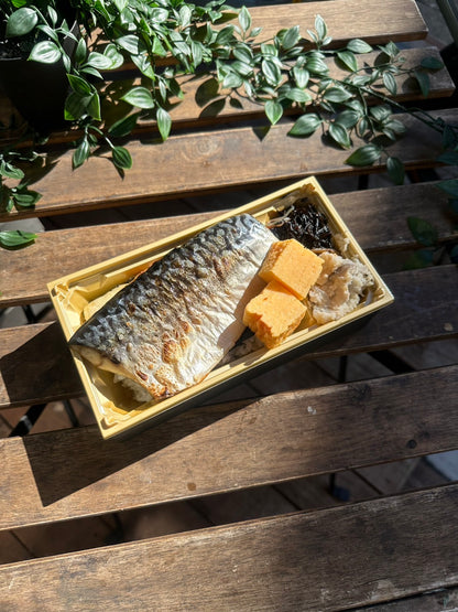 特大塩鯖焼海苔重