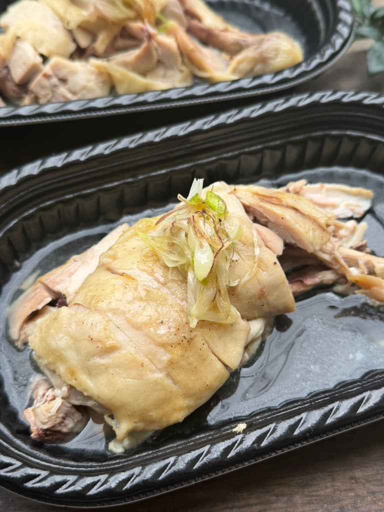 骨付きもも肉のしっとり蒸し