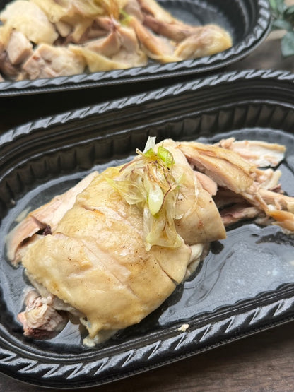 骨付きもも肉のしっとり蒸し