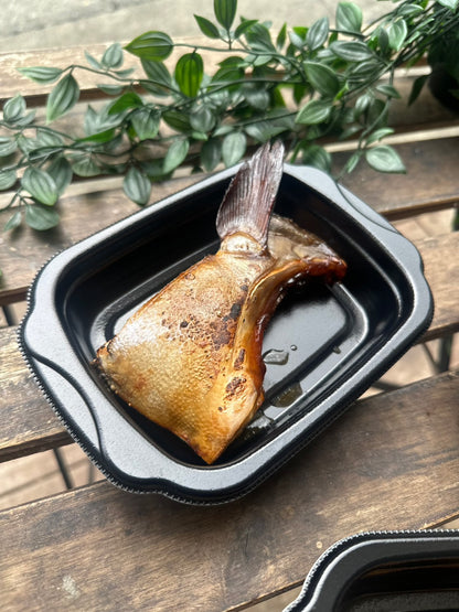 カンパチと紅富士サーモンのカマの照焼