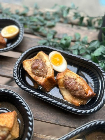 厚揚げのチーズ肉詰め