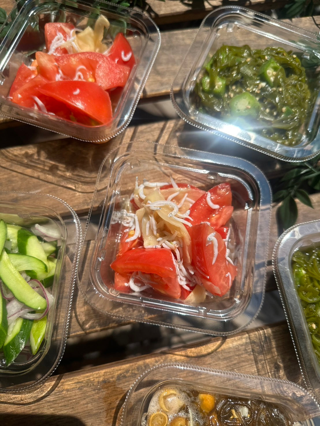 ガリトマトしらすのせ