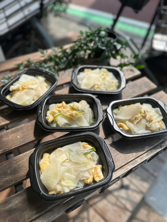 ひらひら大根とお揚げの煮物