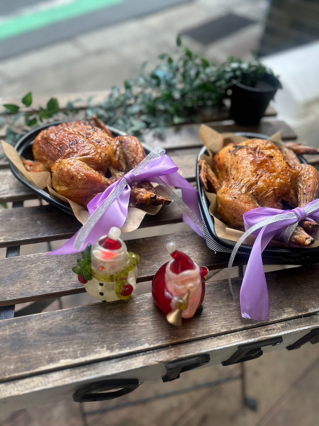 国産丸鶏のローストチキン