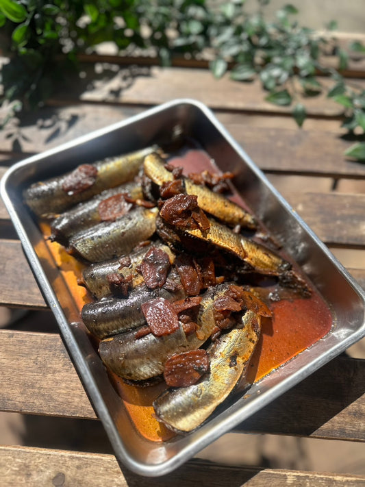 骨まで食べられるイワシの梅煮