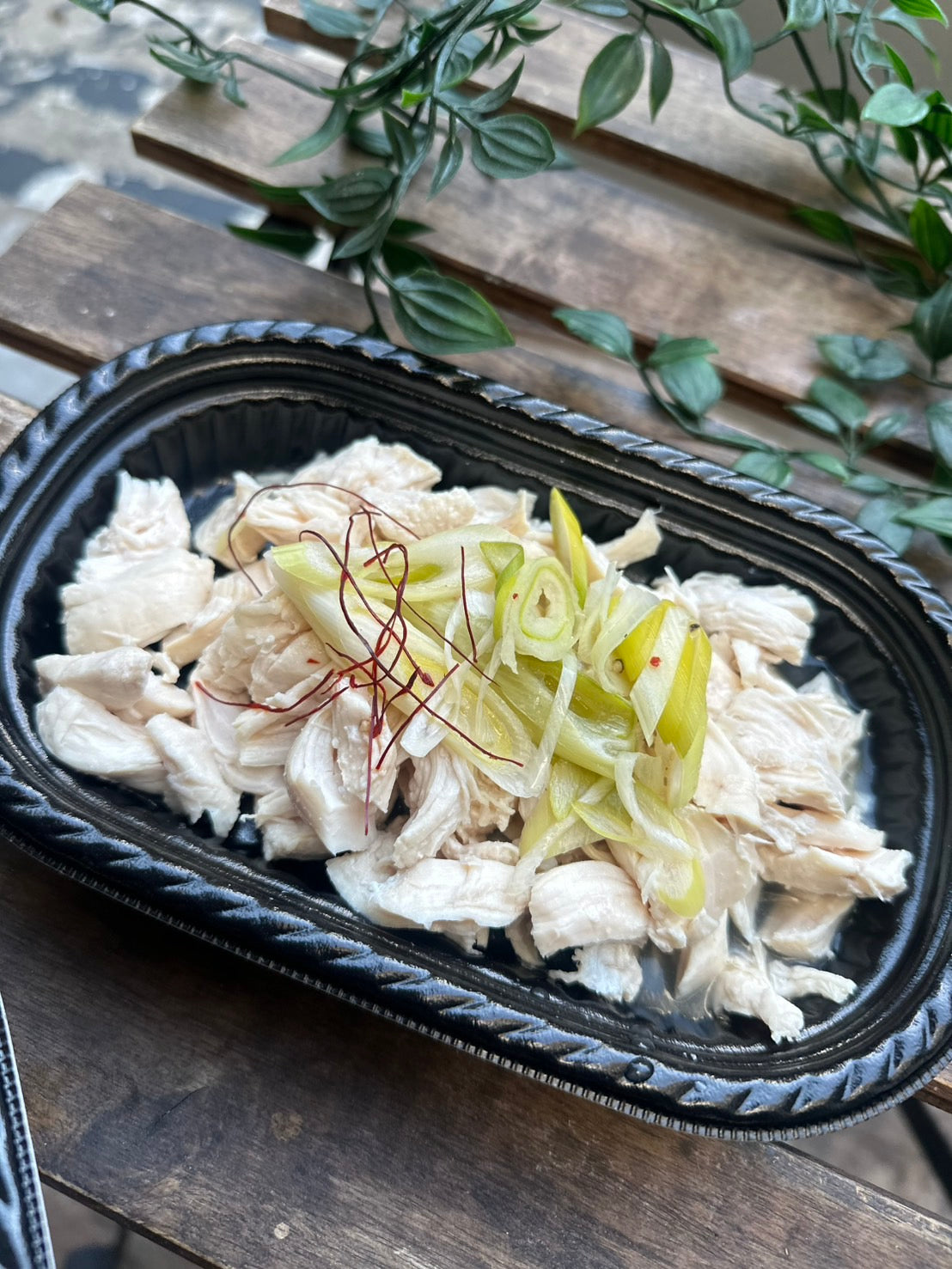 茹でささみのネギ塩ソース