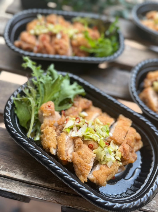 信玄鶏の油淋鶏