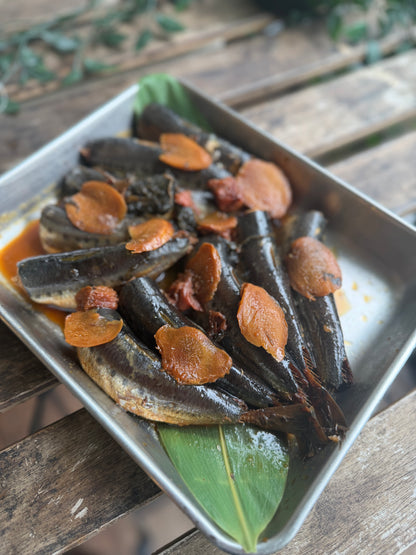骨まで食べられるイワシの梅煮