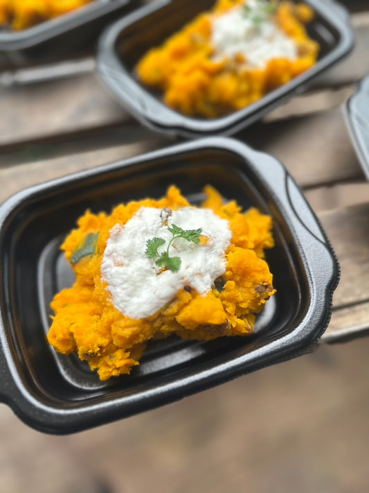 かぼちゃとレーズンのヨーグルトサラダ