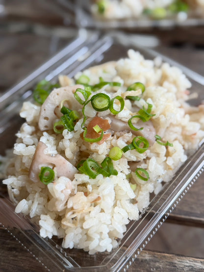 釜揚げしらすの炊き込みごはん