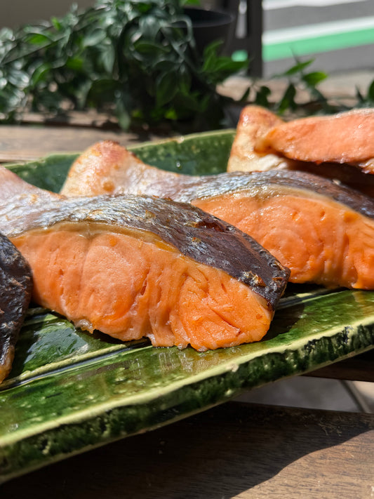 超極厚甘塩鮭焼き