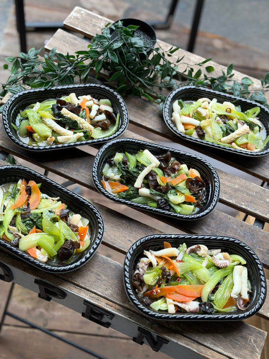 アオリイカ入り中華野菜炒め