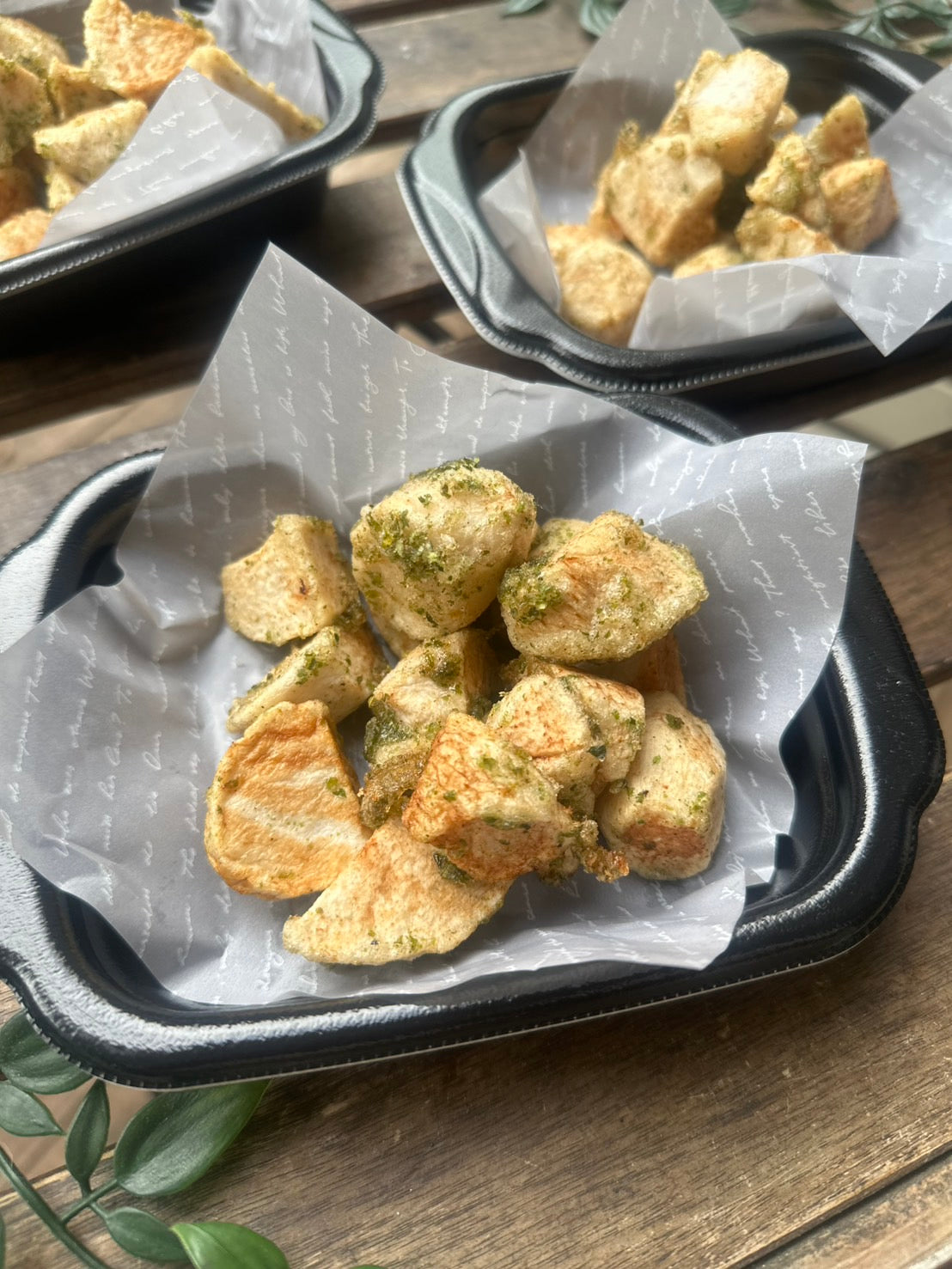 里芋の海苔塩唐揚げ