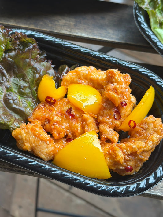 鶏ささみのヤンニョムチキン