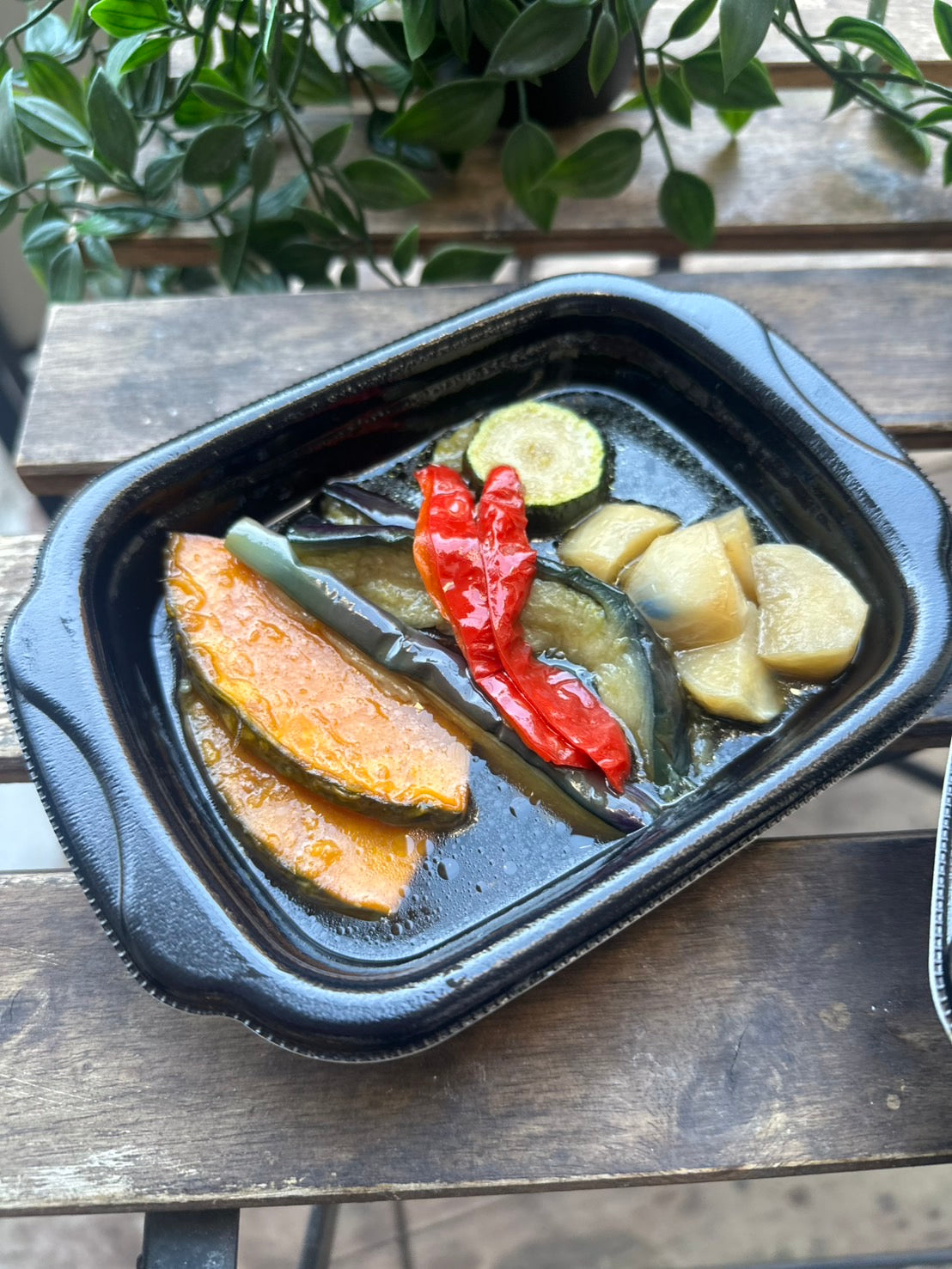 なす、かぼちゃ、蕪の揚げびたし