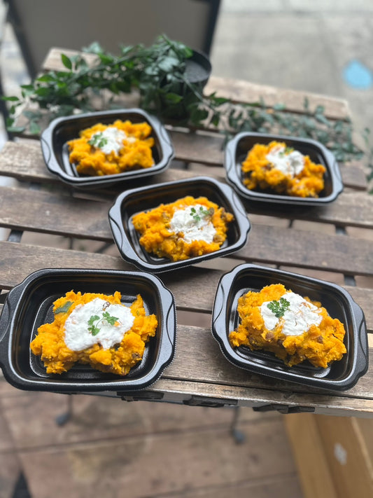 かぼちゃとレーズンのヨーグルトサラダ