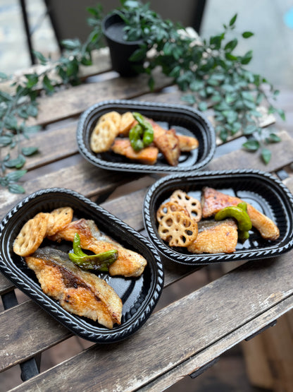 カンパチのにんにく醤油ステーキ