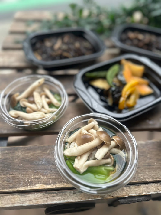 小松菜としめじのおひたし