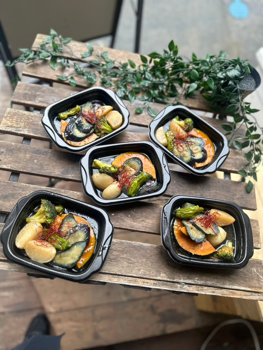 野菜の揚げびたし