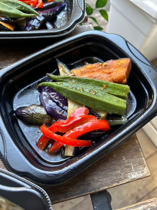 野菜の揚げびたし