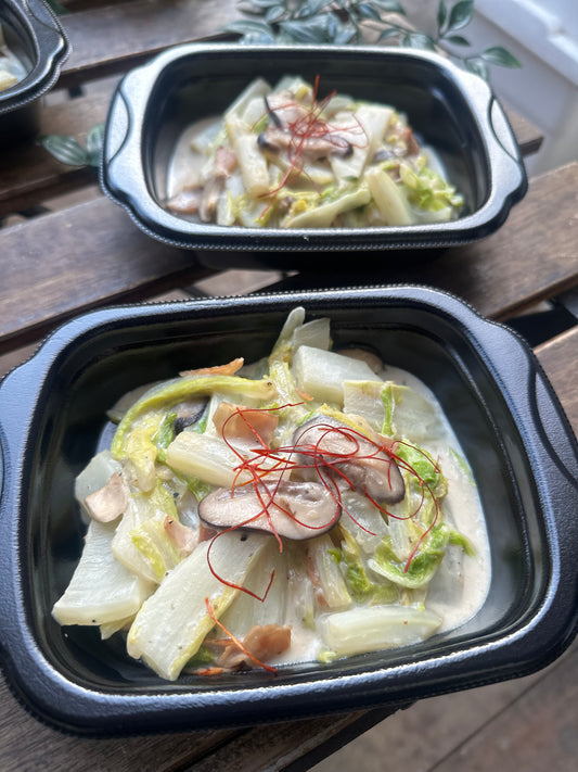 白菜のクリーム煮びたし