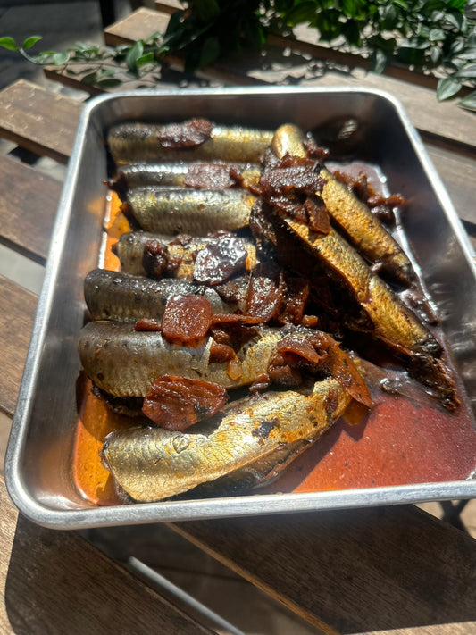 骨まで食べられるイワシの梅煮