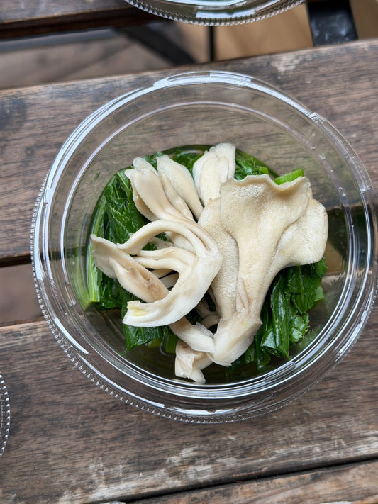 あしたばと舞茸のおひたし