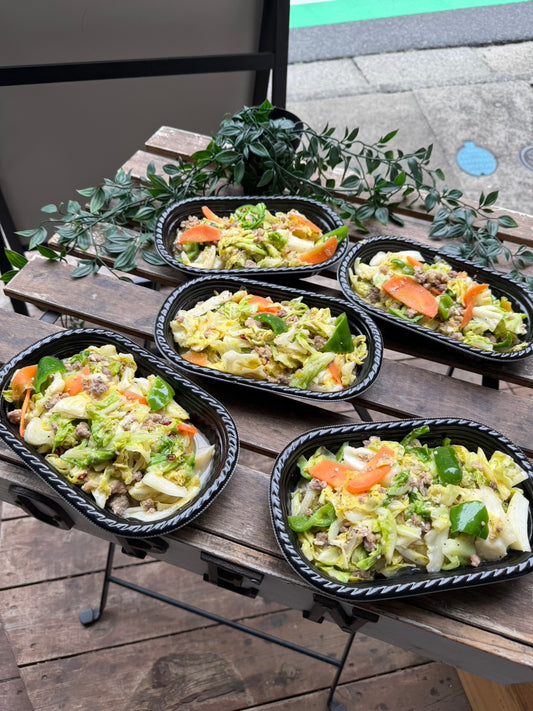 春キャベツの肉味噌炒め