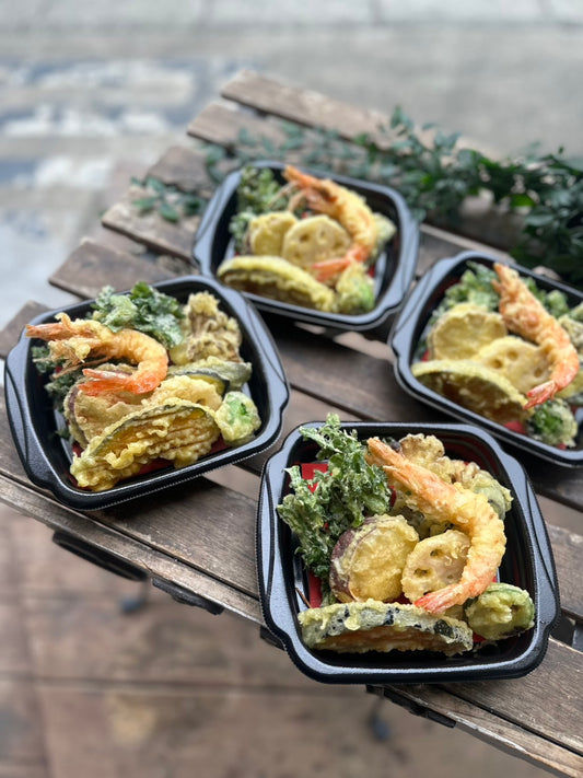 天使の海老入り天ぷら盛り合わせ